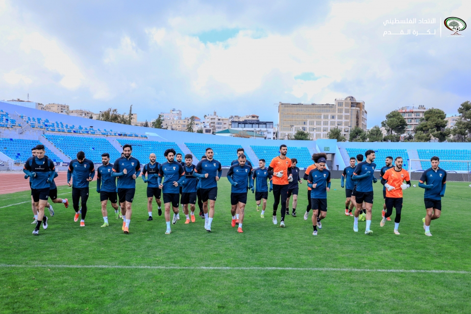 منتخبنا الوطني يواصل الاستعدادات للقاء العراق الثلاثاء المقبل
