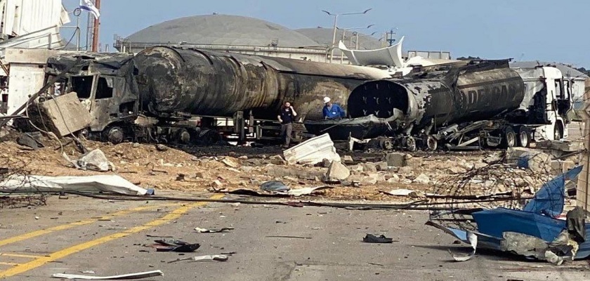 إسرائيل تواجه خطرًا وشيكًا في إمدادات غاز الطهي بعد الهجوم على مجمّع “بازان” بحيفا